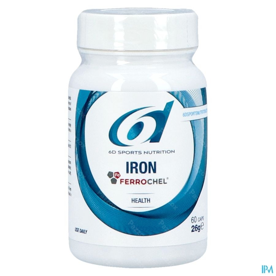 6d Iron Ferrochel Caps 60 Nf