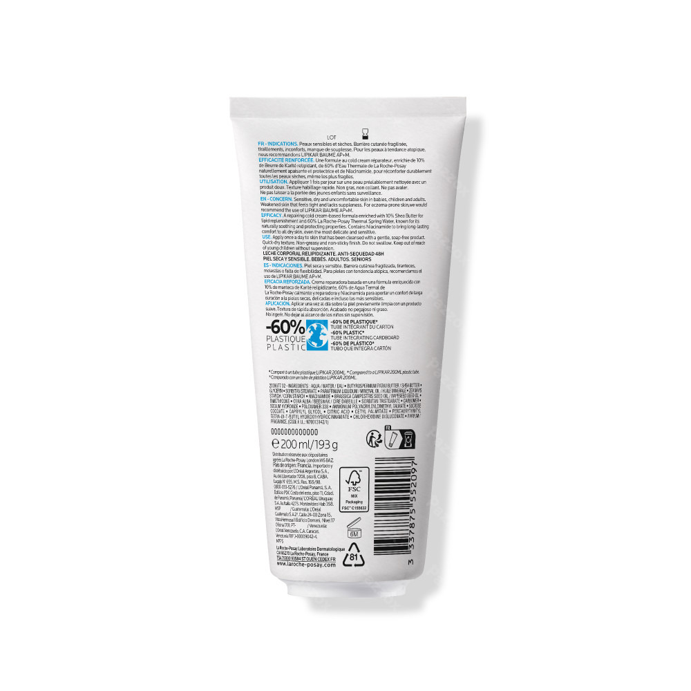 Lrp Lipikar Lait Ap Eco 200ml