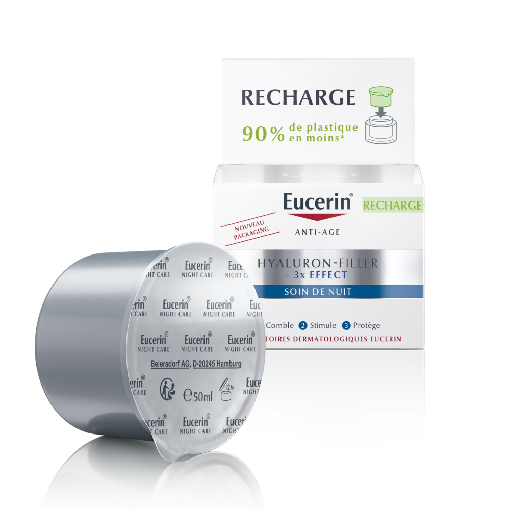 Eucerin Recharge Soin de Nuit Hyaluron-Filler + 3x Effect