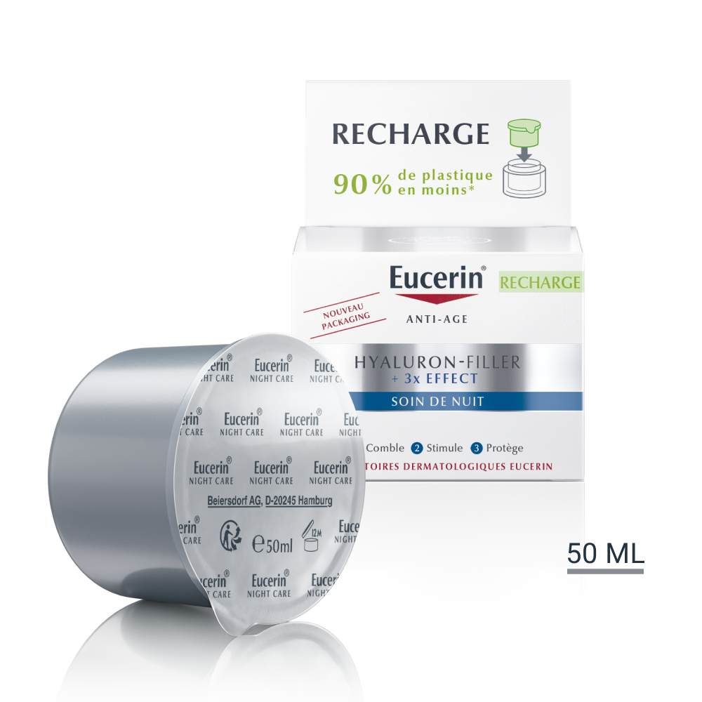Eucerin Recharge Soin de Nuit Hyaluron-Filler + 3x Effect