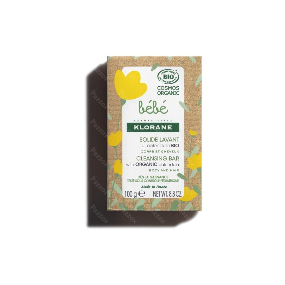 Klorane Bb Sh Solide Lavant Corps&cheveux 100g