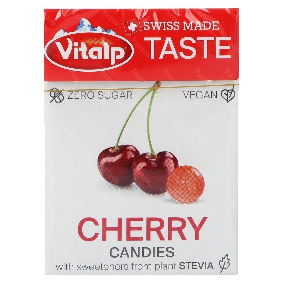 Vitalp Bonbon Cerise S/sucre Stevia 25g