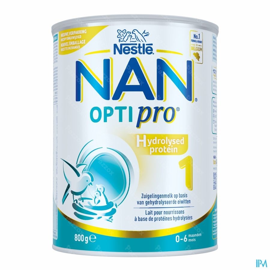 Nan Optipro Hydrolysed protein 1 Lait pour Nourrissons 800g