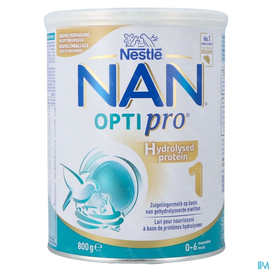 Nan Optipro Hydrolysed protein 1 Lait pour Nourrissons 800g