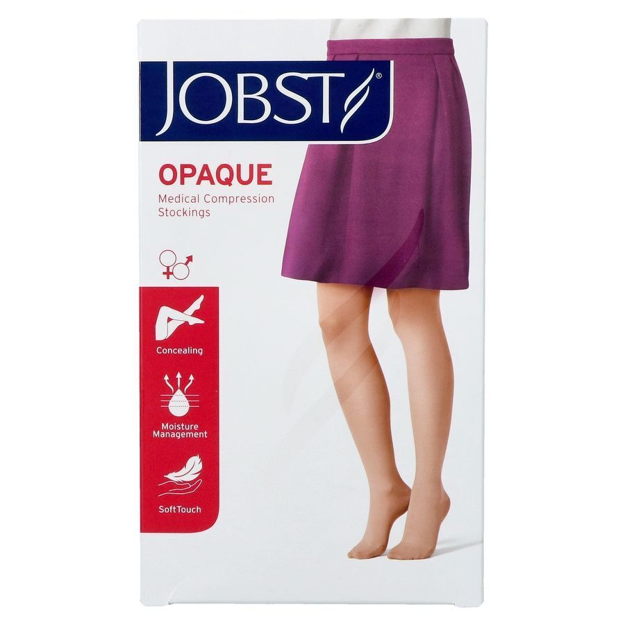 Jobst Opaque 1 Ad Reg Open Sft Black Ii Pair