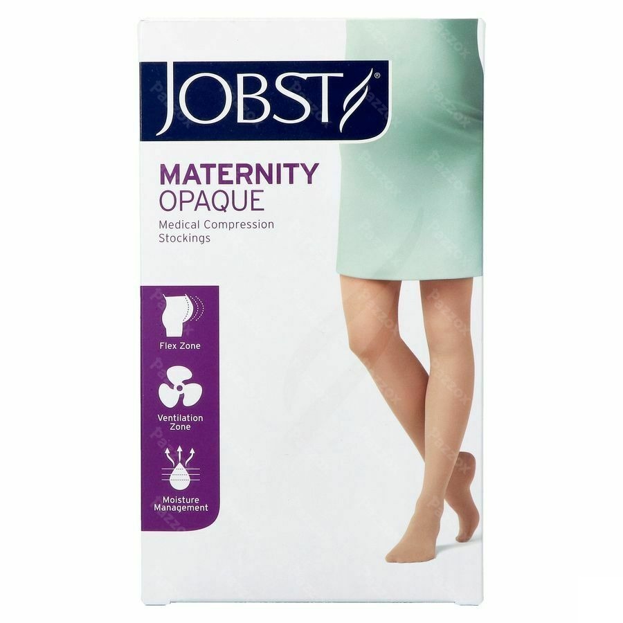 Jobst Mat Opaque 2 At-mat Reg Black Iv Piece