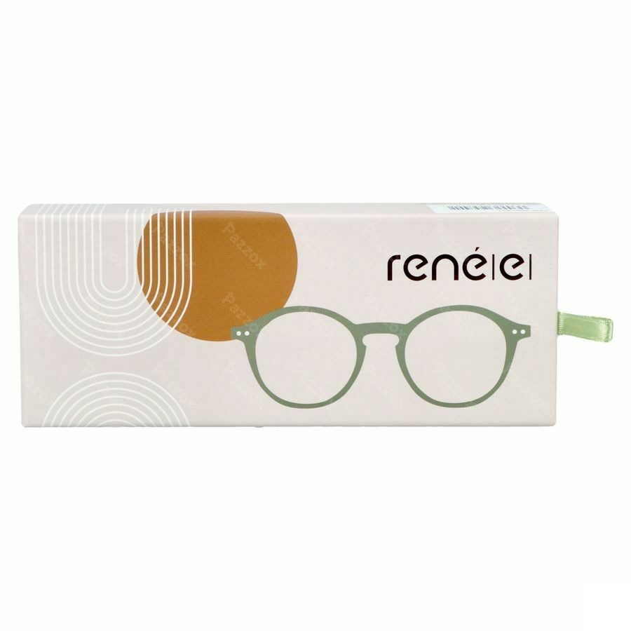 RenÉ(e) Lunettes Re-y05 Monstera Leaf Green +2