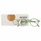 RenÉ(e) Lunettes Re-y05 Monstera Leaf Green +2