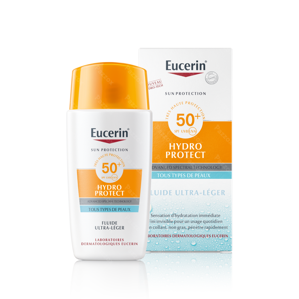 Eucerin Sun Hydro Protect Fluide Ultra-léger Visage SPF50+ 50ml