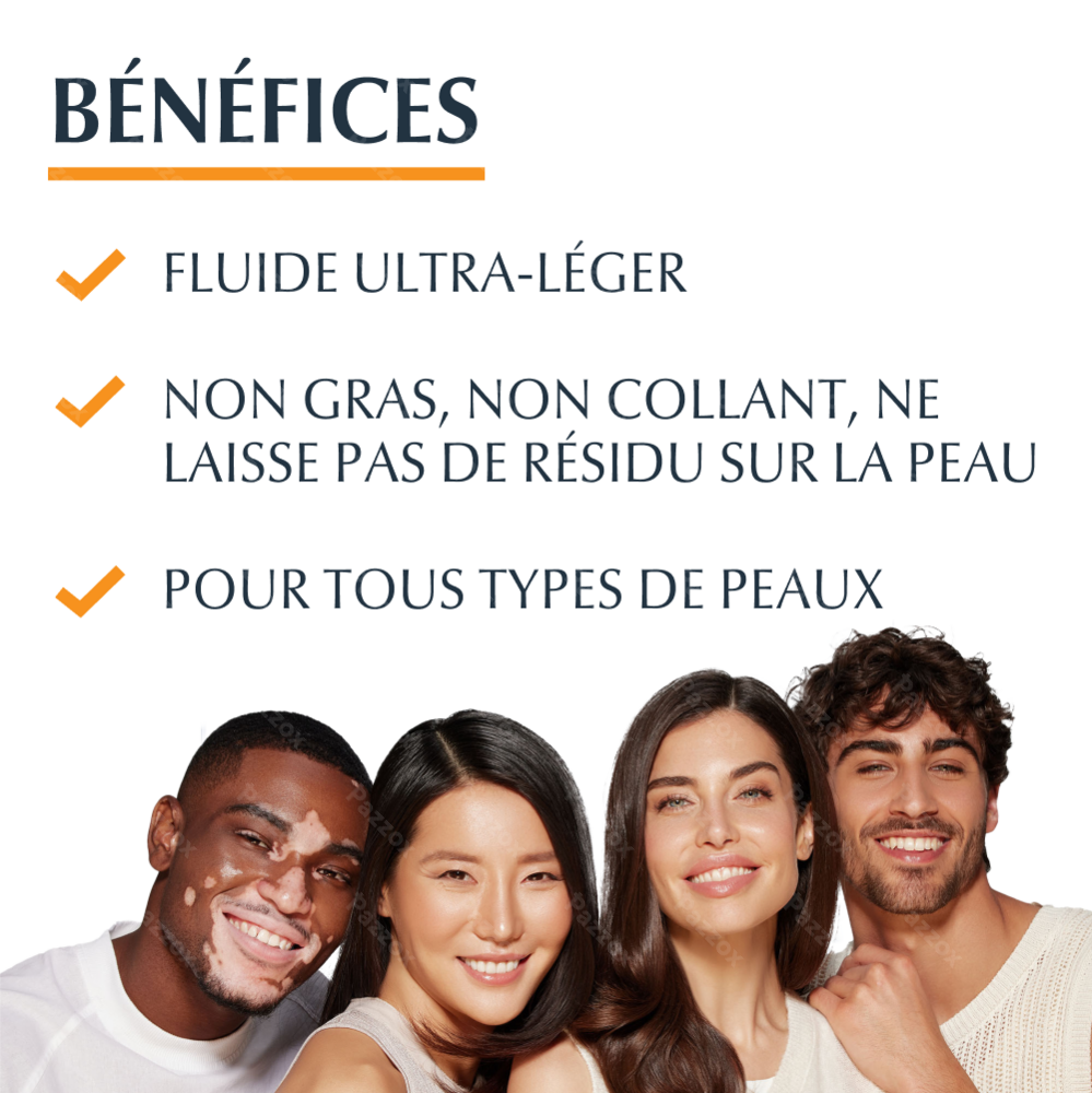 Eucerin Sun Hydro Protect Fluide Ultra-léger Visage SPF50+ 50ml