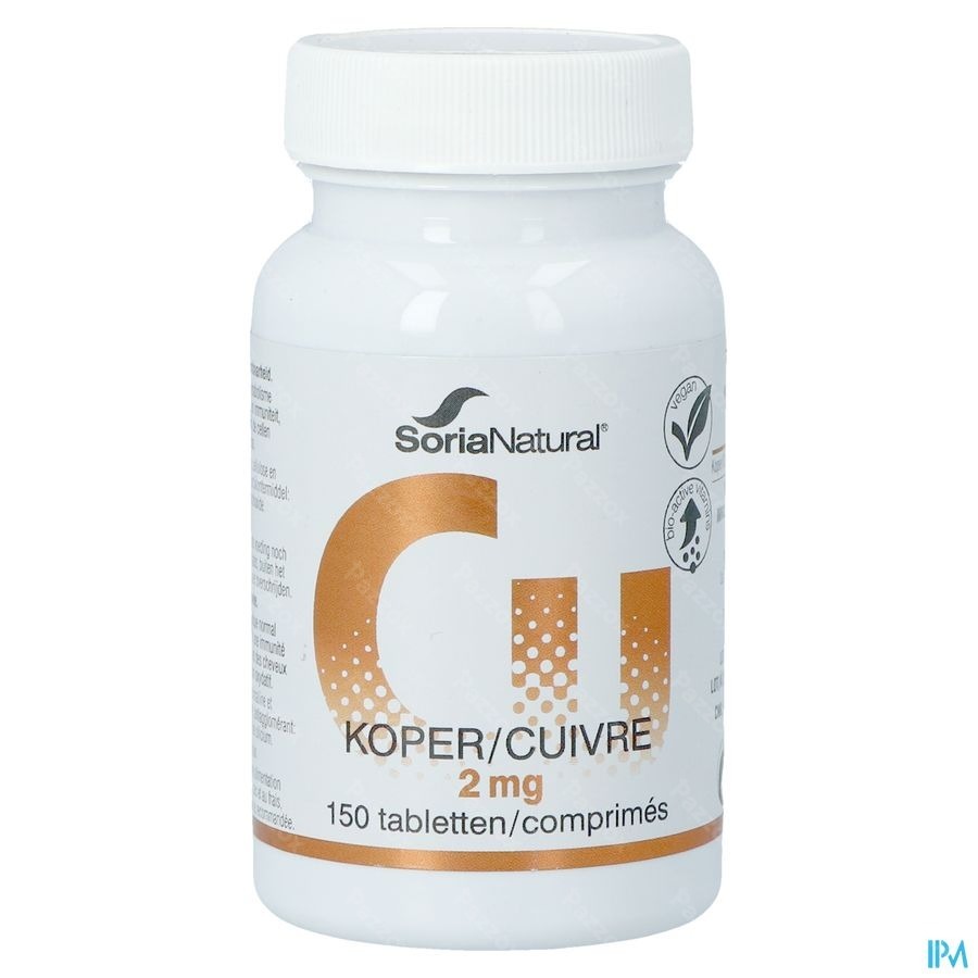 Soria Cuivre Retard 2mg 150 Comprimés