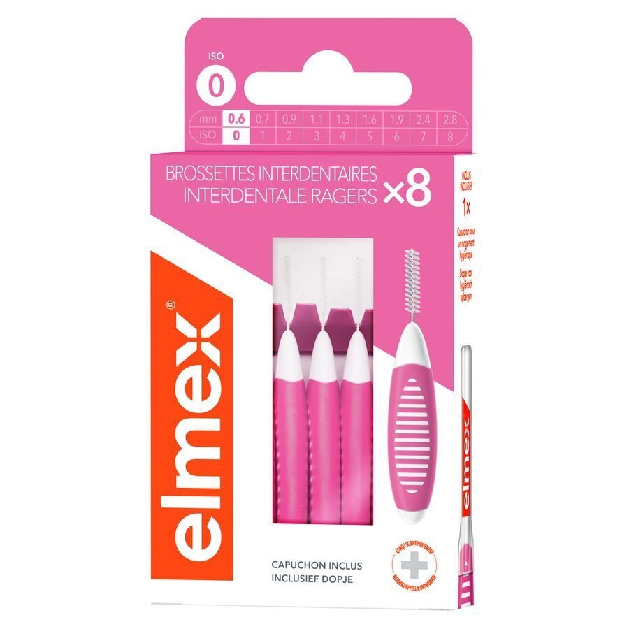 Elmex Set Brossettes Interdentaires Iso 0 0,6mm 8