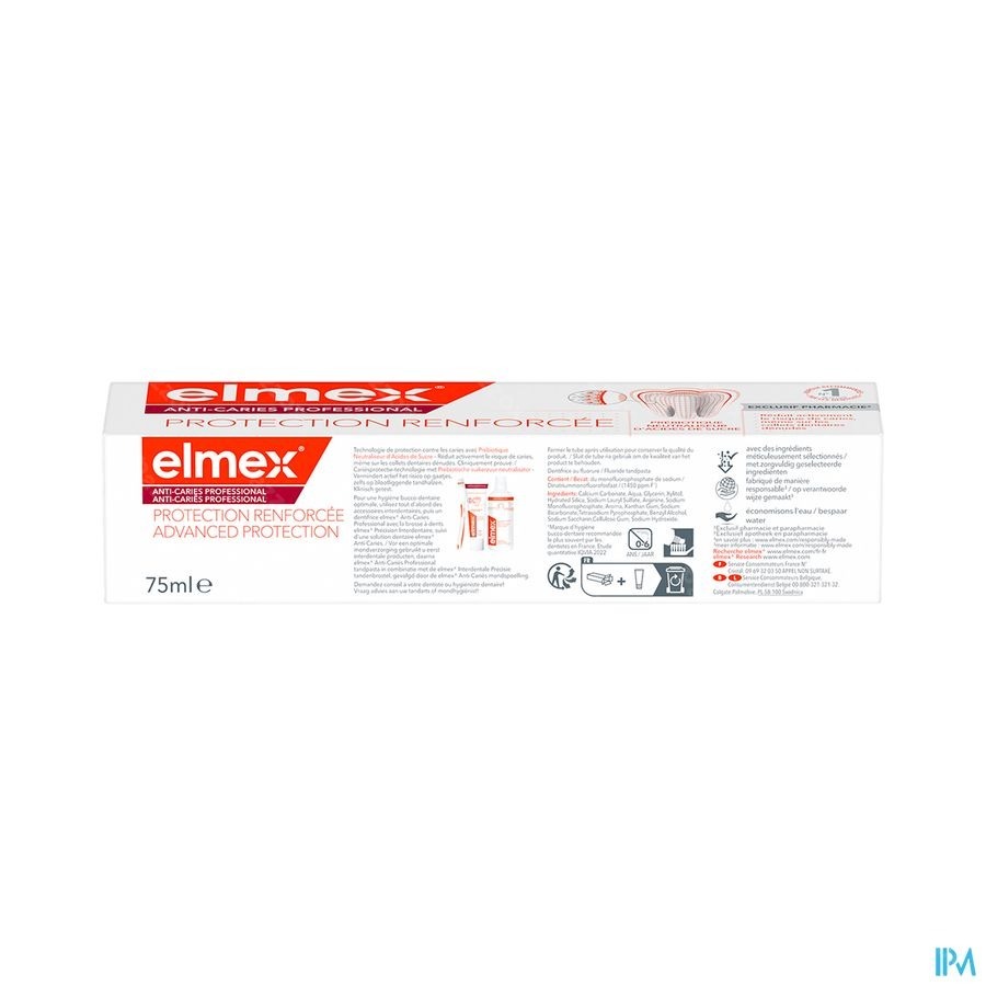 Elmex Professional Dentifrice Anti-Cariës 75ml