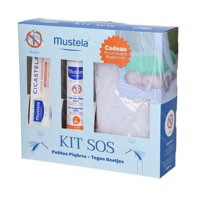 Mustela Kit Sos Petites Piqûres 2 Produits + Moustiquaire