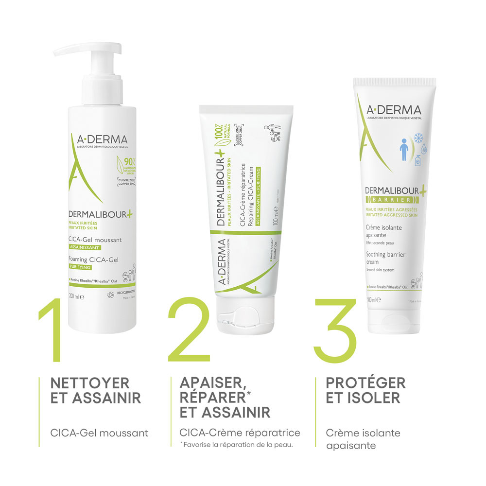 A-Derma Demalibour + Barrier Crème Isolante 100ml