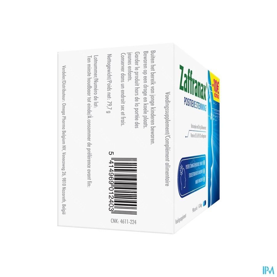 Zaffranax 90 Capsules Promo -€10