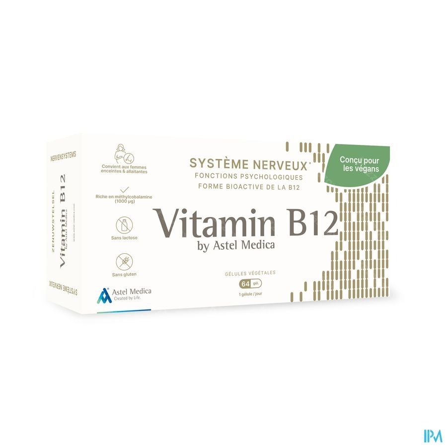 Astel Medica Vitamine B12 64 Capsules