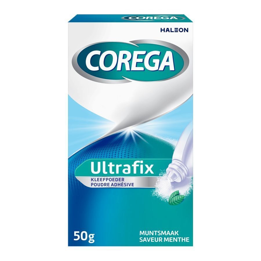 Corega Ultrafix Poudre Adhesive 50g Nf