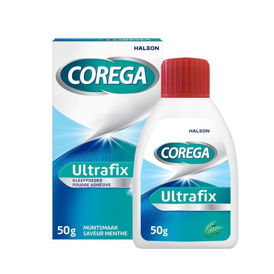 Corega Ultrafix Poudre Adhesive 50g Nf