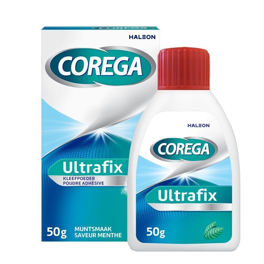 Corega Ultrafix Poudre Adhesive 50g Nf