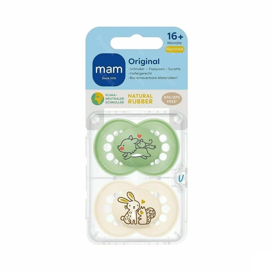 Mam Sucette Original Pure Silicone 6-16m Unisexe