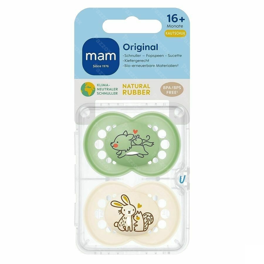 Mam Sucette Original Pure Silicone 6-16m Unisexe