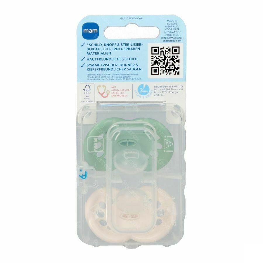 Mam Sucette Original Pure Silicone 16m+ Unisexe