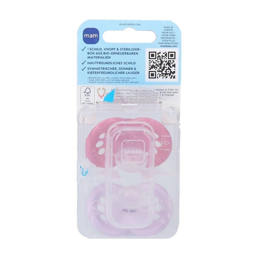 Mam Sucette Original Pure Silicone 16m+ Fille
