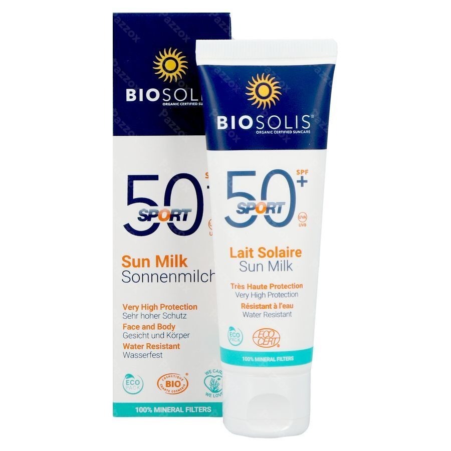 Biosolis Lait Solaire Sport SPF50+ 50ml