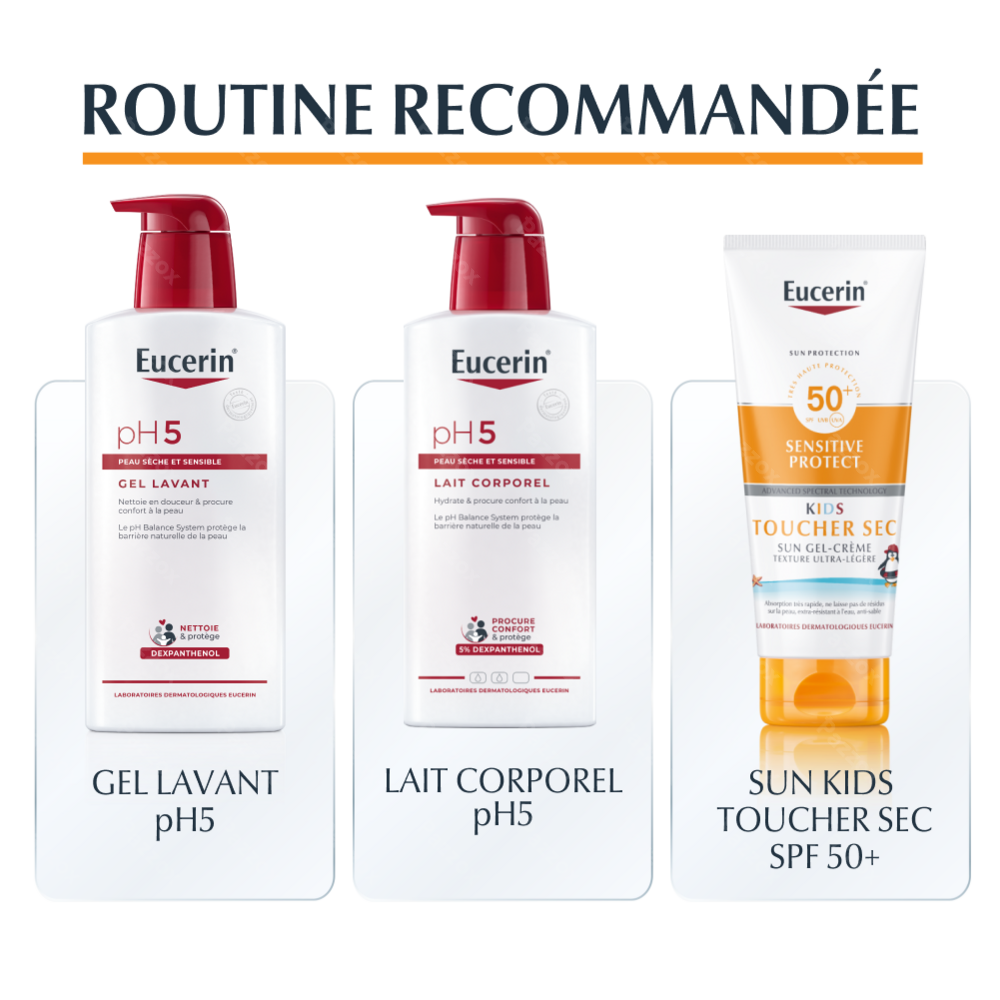 Eucerin Sun Kids Sensitive Protect SPF 50+​ Dry Touch Gel-Crème 200ml