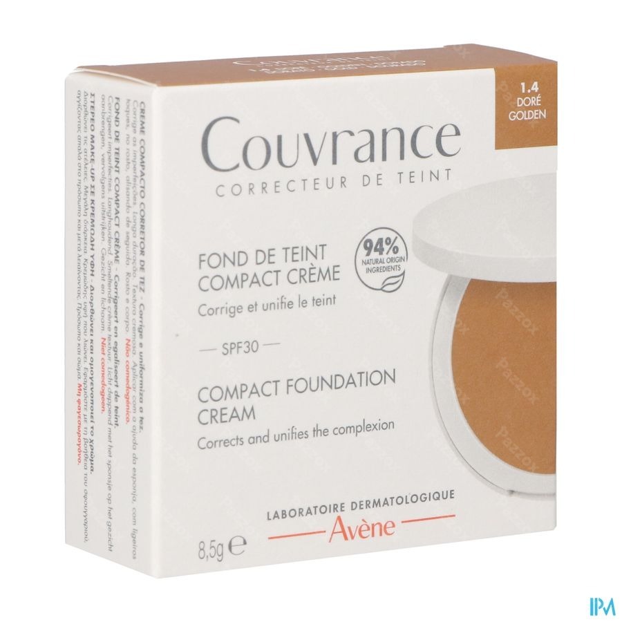 Avène Couvrance Fond Teint Compact 1.4 Dore 8.5g