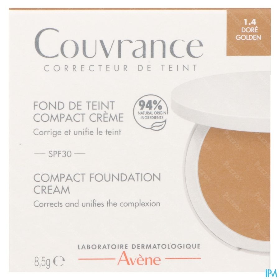 Avène Couvrance Fond Teint Compact 1.4 Dore 8.5g