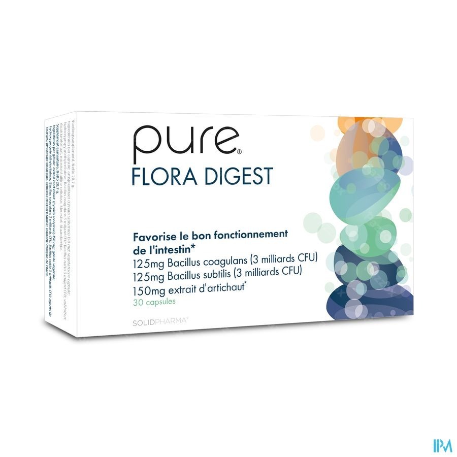Pure Flora Digest Caps 30 Remplace 3878-998