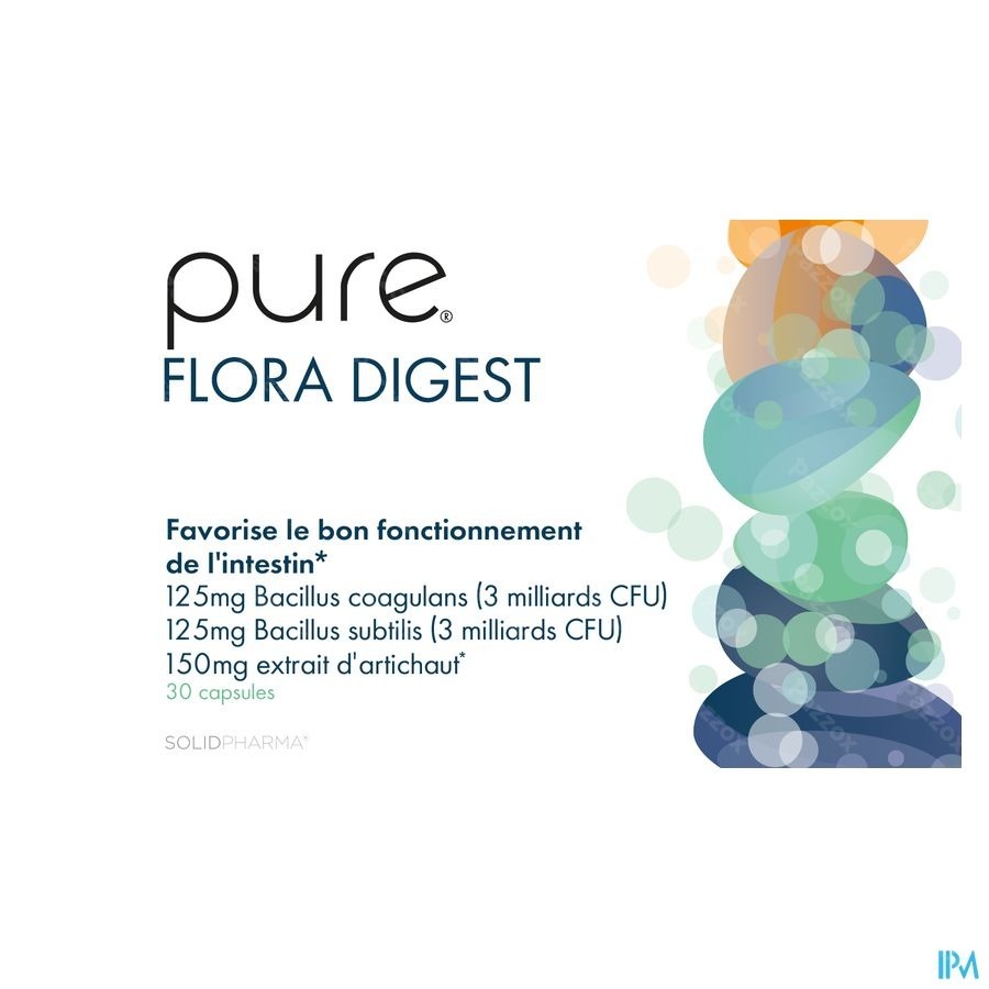 Pure Flora Digest Caps 30 Remplace 3878-998