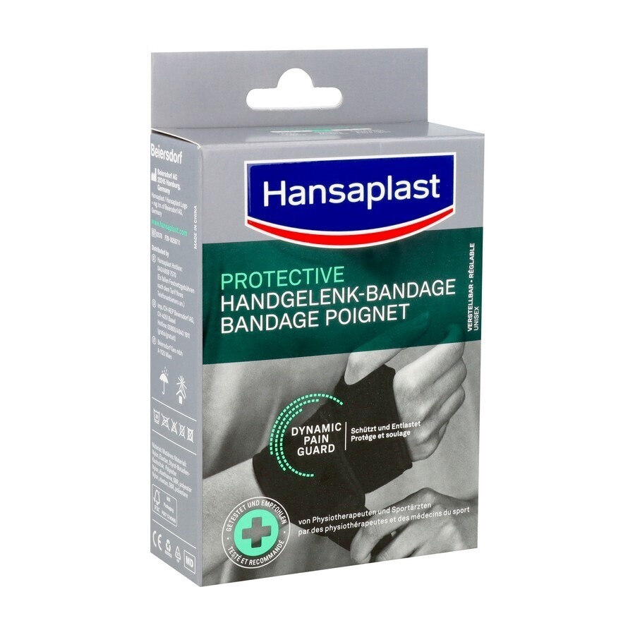 Hansaplast Bandage Poignet Ajustable Taille Unique