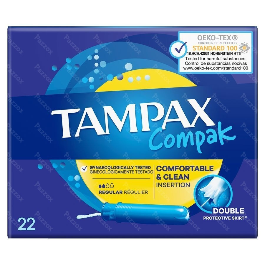 Tampax Compak Regular Tampons 22
