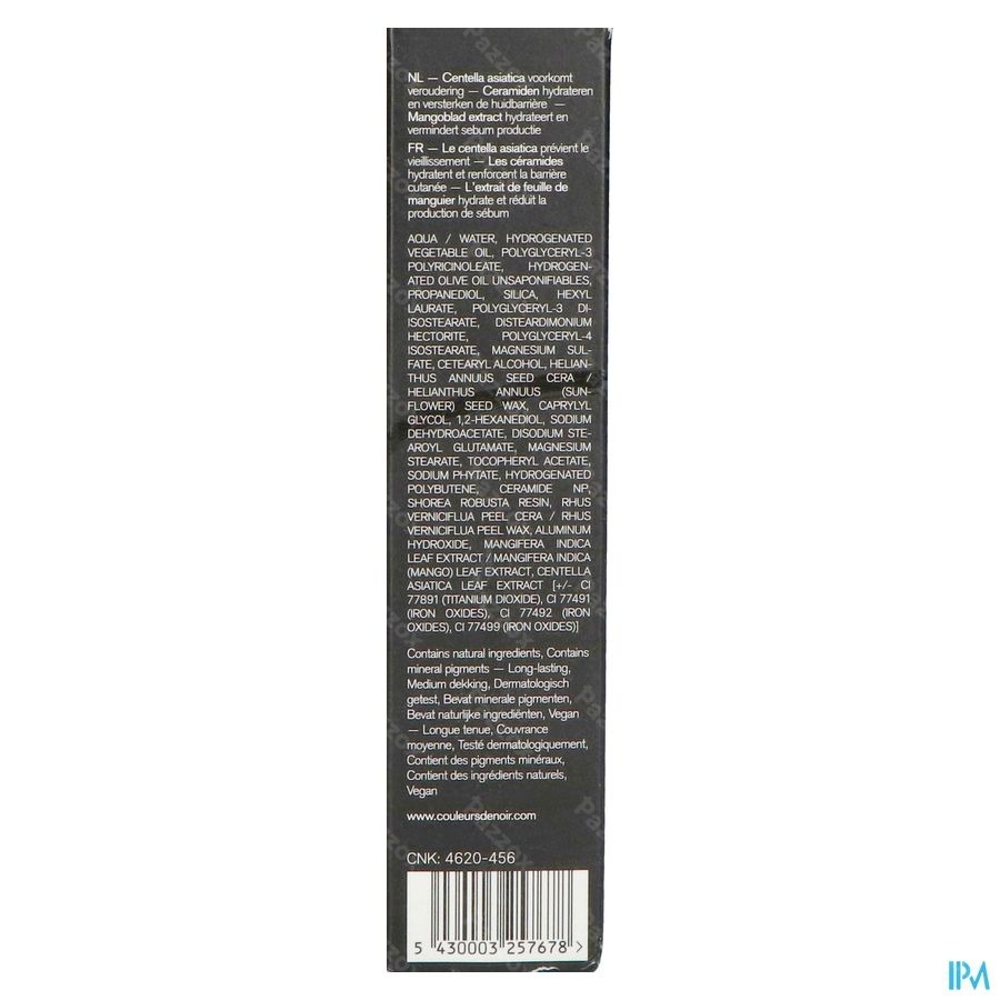 Couleurs De Noir Fusion Matte Foundation 03 Beige Rose 30ml