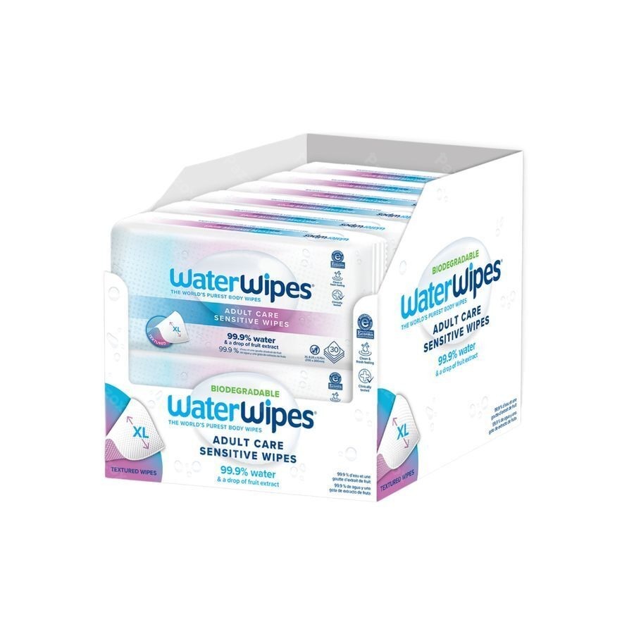 Waterwipes Adult Lingettes 30