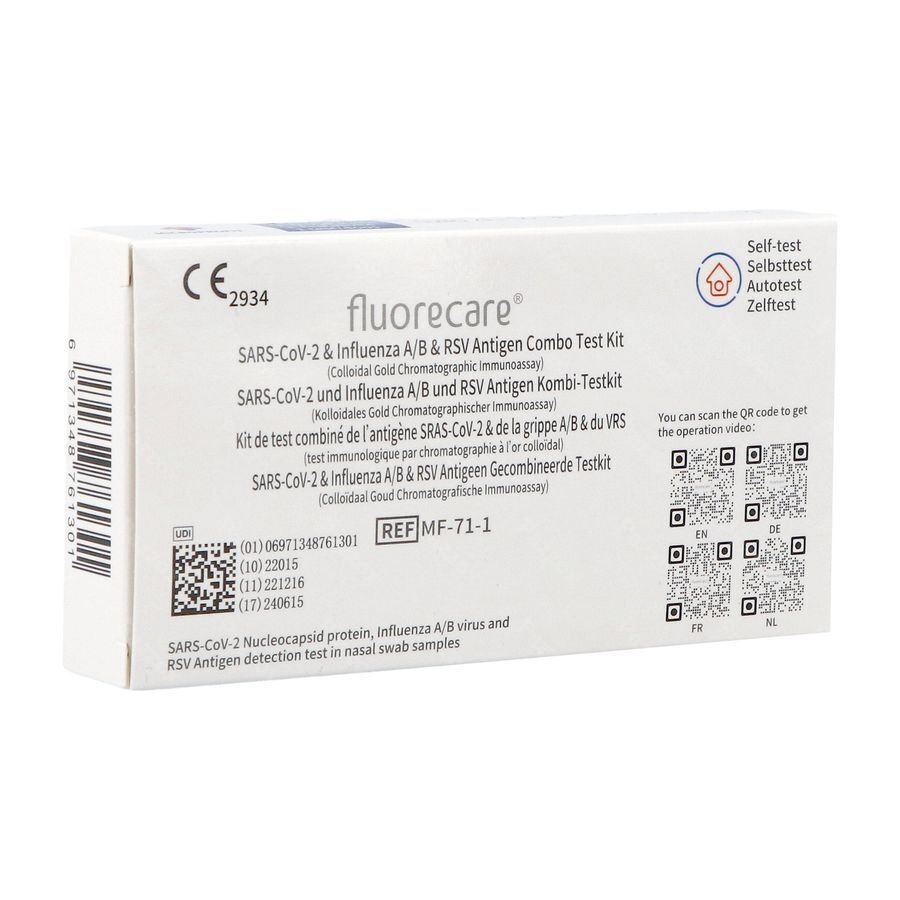 Fluorecare Combi Rsv/flu/covid Autotest 1 Magis