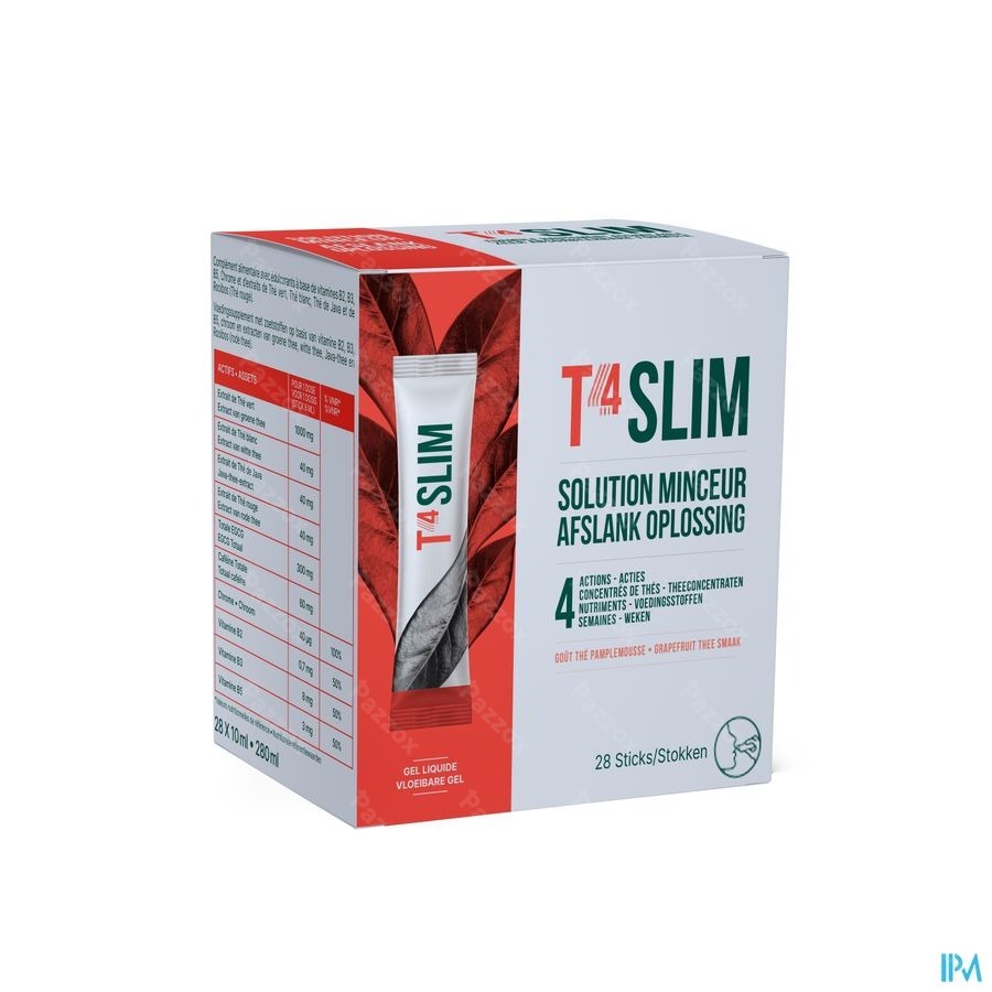 Incara T4 Slim Sticks Gel Liquide 28