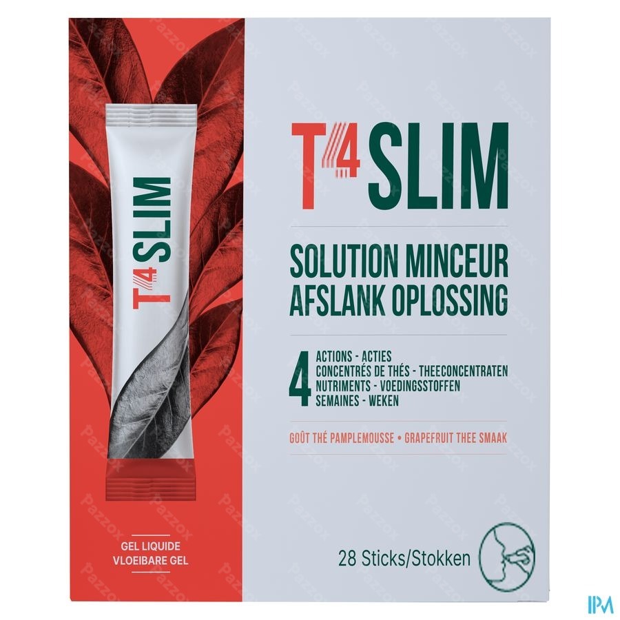 Incara T4 Slim Sticks Gel Liquide 28