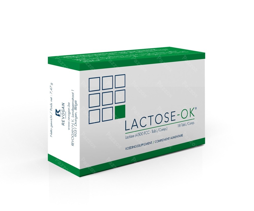 Revogan Lactose-OK 18 Comprimés