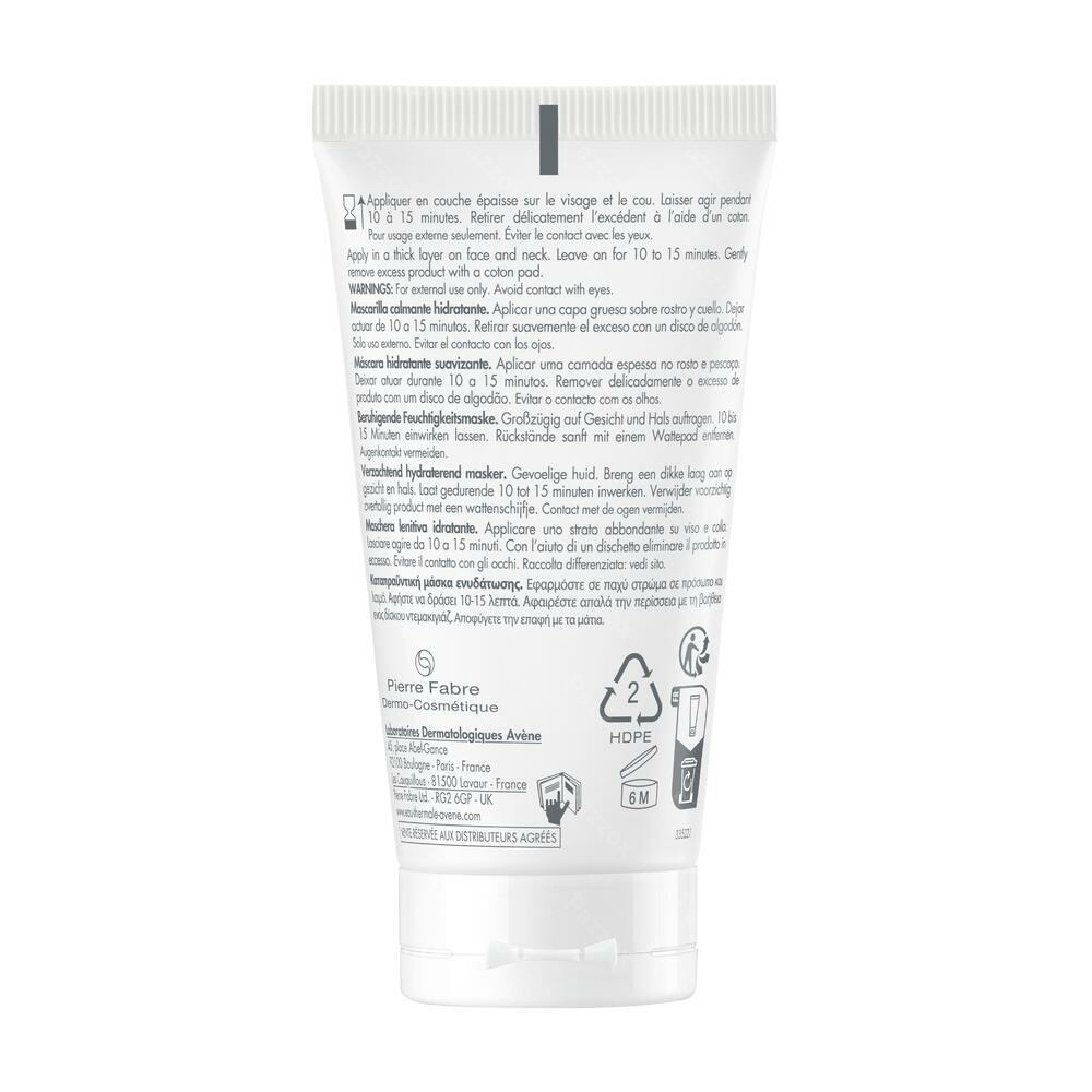 Avène Masque Apaisant Hydratant 50ml