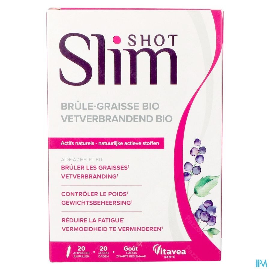 Vitavea Slimshot Brule Graisse Bio Ampulles 20