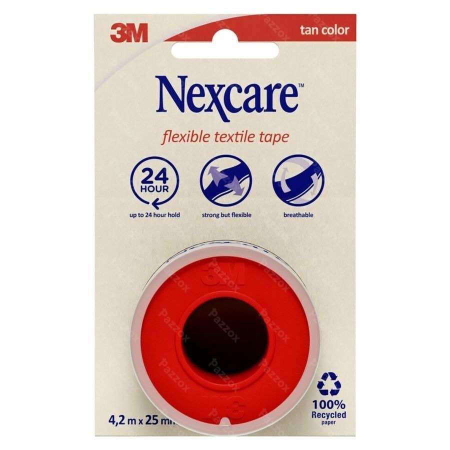 Nexcare 3m Textile Ruban Flexible 4,2mx25mm Nt04-2