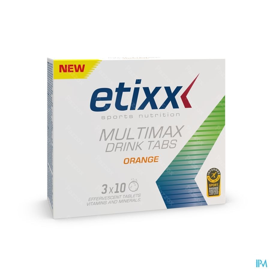 Etixx Multimax Drink Orange Tube Comp 3x10