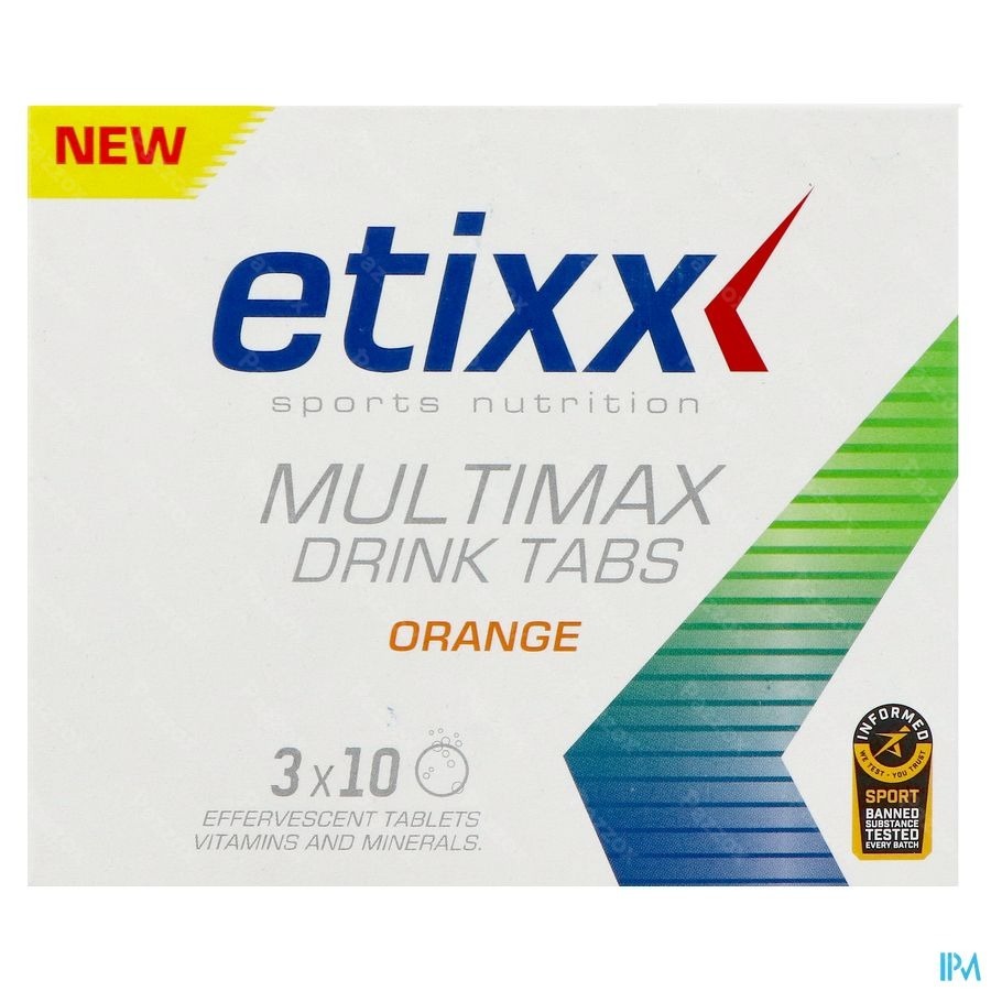 Etixx Multimax Drink Orange Tube Comp 3x10