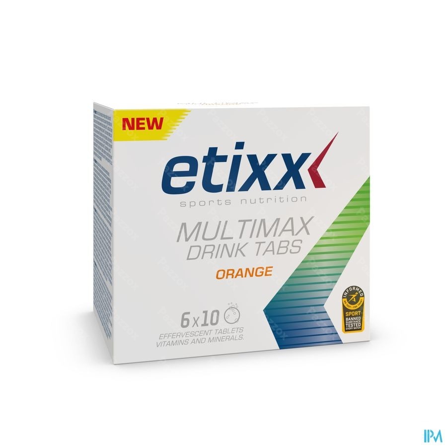 Etixx Multimax Drink Orange Tube Comp 6x10