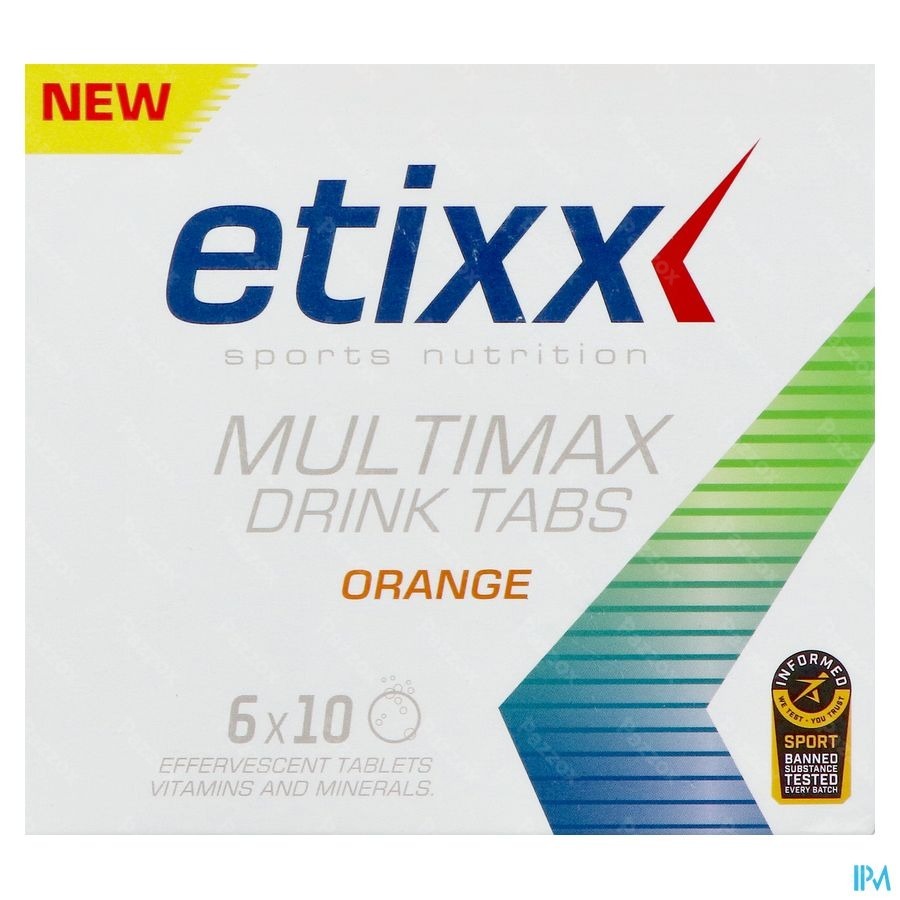 Etixx Multimax Drink Orange Tube Comp 6x10