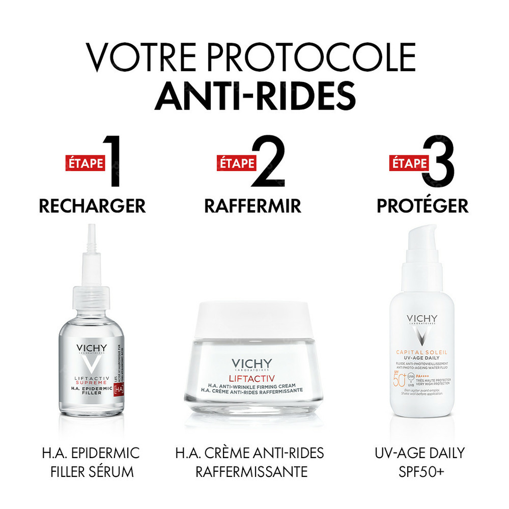 Vichy LiftActiv HA Crème Anti-Rides Raffermissante 50ml